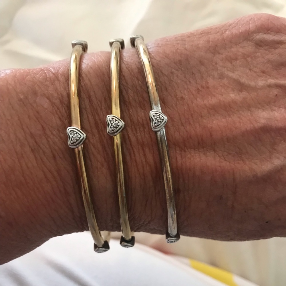 (3) heart bracelets